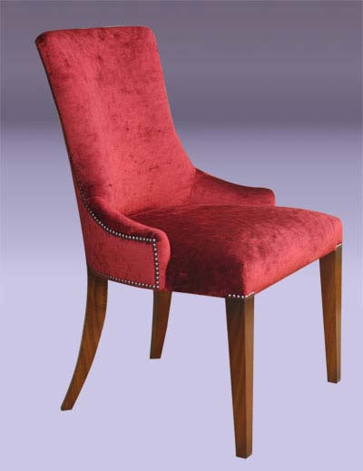 Gatsby Chair Edged With Antique Brass Nailing