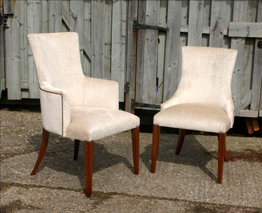 Gatsby Armchairs Example With Nickel Nailing