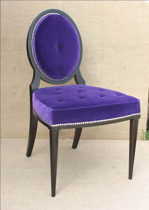 Art Deco Oval Back Chair