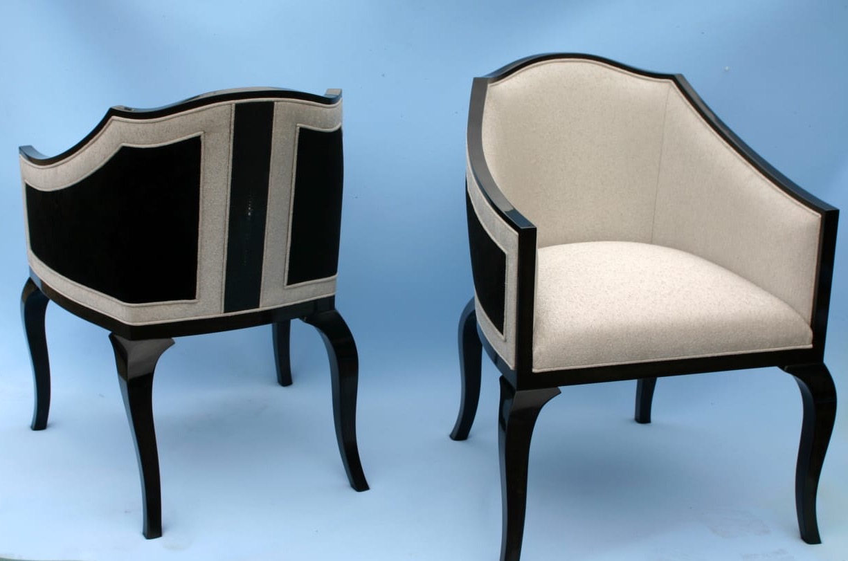 Art Deco And Modern Chairs Handmade In, Art Deco Dining Chairs Uk