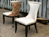 Art Deco Chair In Contrast Fabric