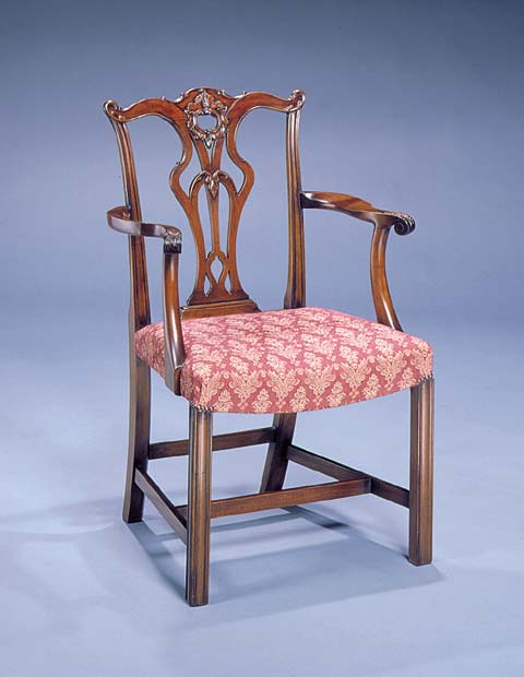 Chippendale ArmChair With Sunburst Carving