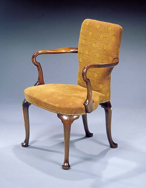 Georgian Walnut Arm Chair