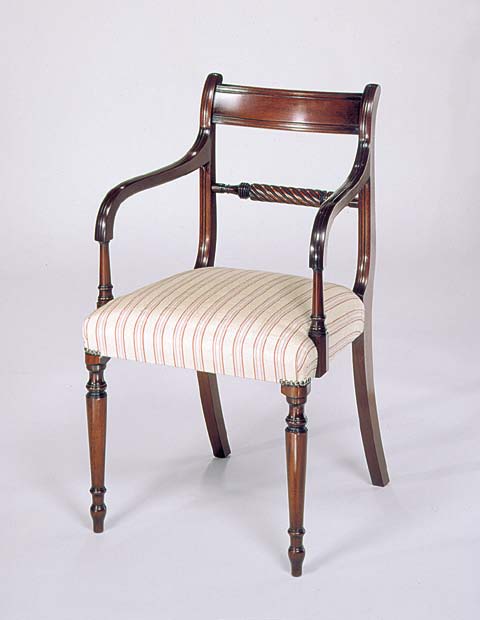 Regency Rope Back Arm Chair