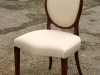 Elegant Mahogany Oval Back Chair